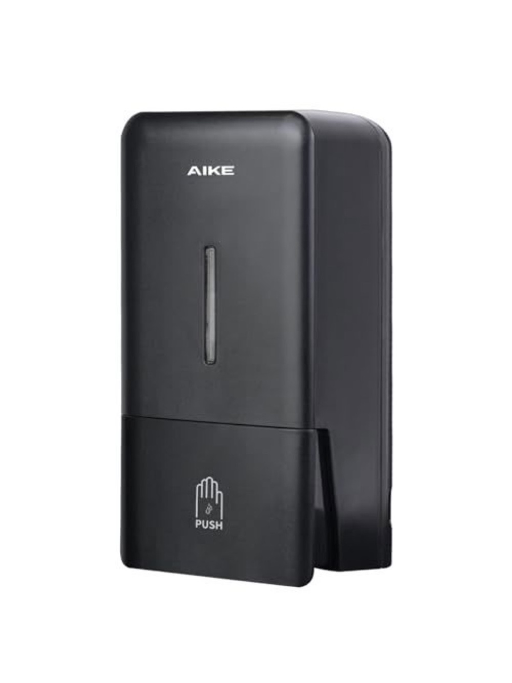 AIKE Black Wall-Mount Soap Dispenser